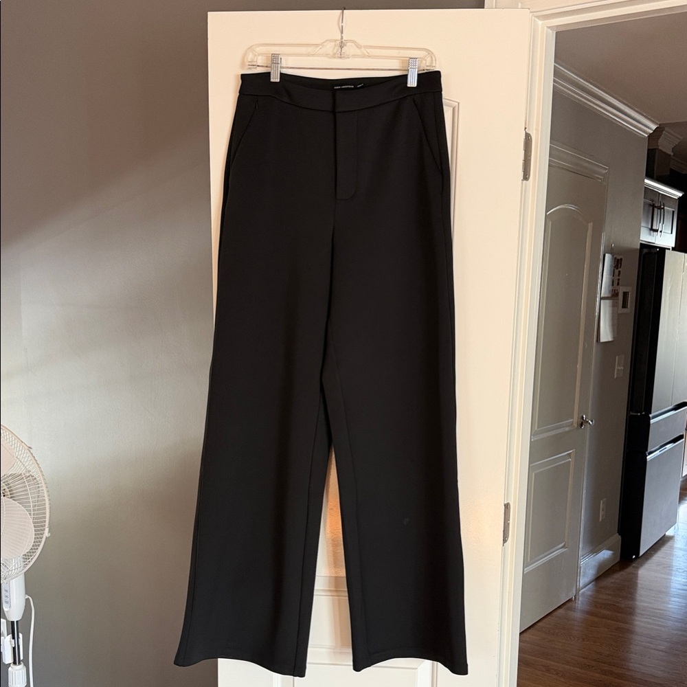 Good American Black Wide Leg Trousers